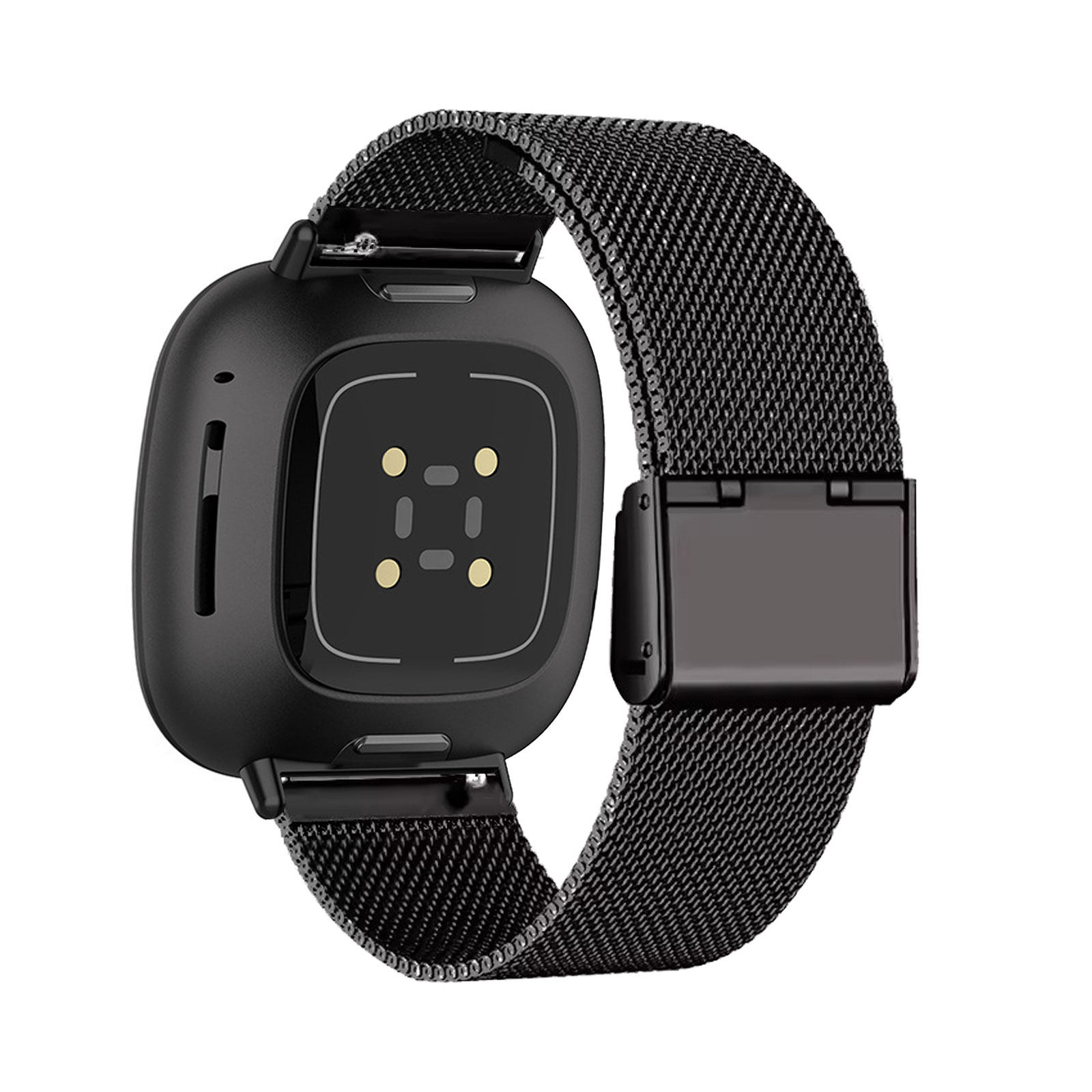 Stainless Mesh Band - أربطة معدنية لـ Fitbit Versa 4/Versa
