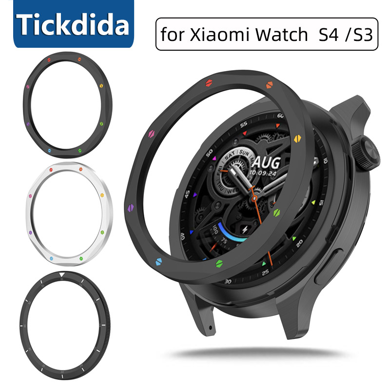 Xiaomi Smartwatch Accessories - حافظة حلقية معدنية لساعة Xiaomi S4