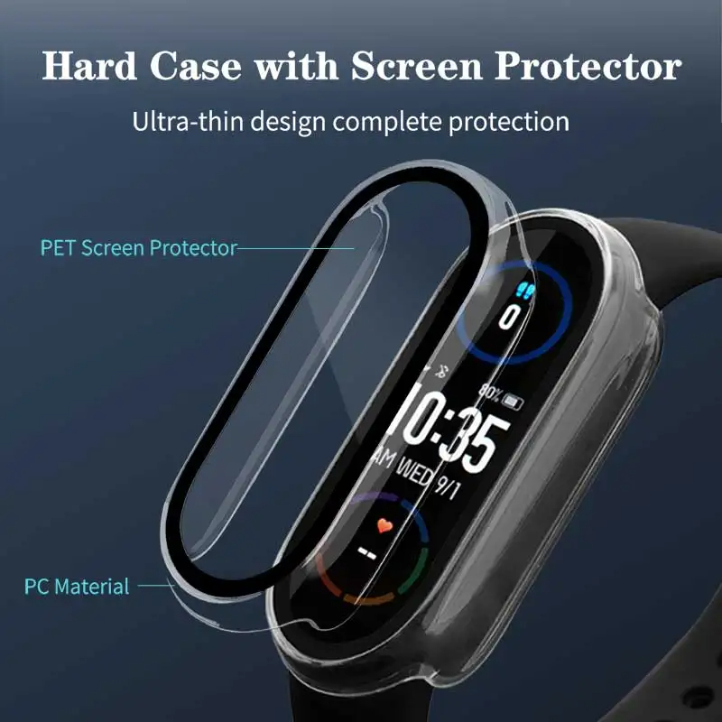 حافظة من الزجاج المقسى + PC له - مراجعة Xiaomi Smartwatch Accessories وسعره