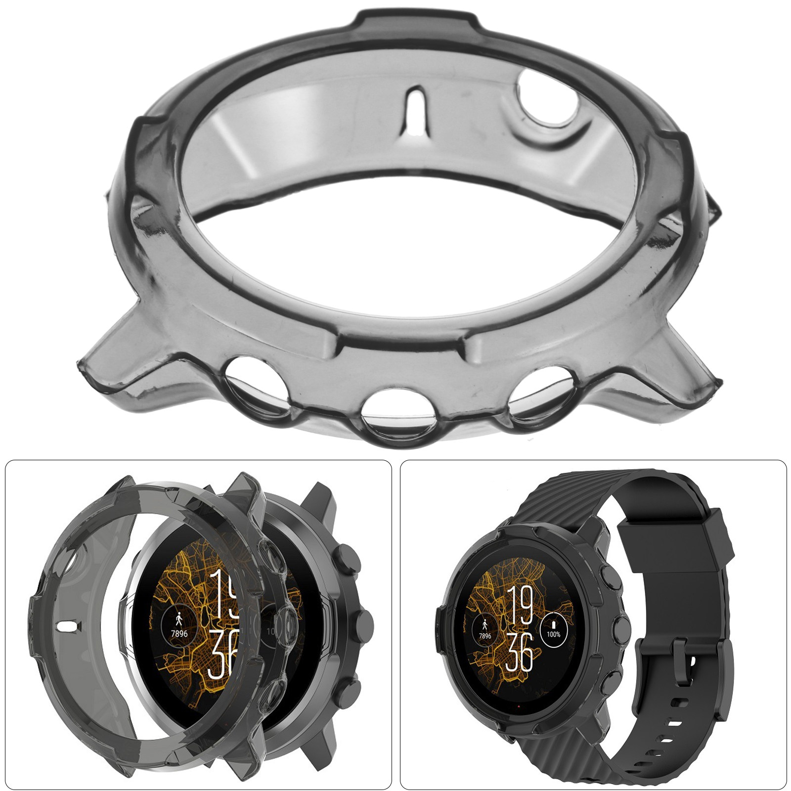 قطعة واحدة من غطاء حماية ساعة  - مراجعة Smartwatch Case وسعره