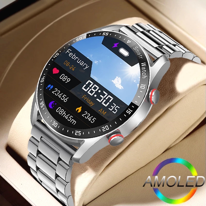 ECG + PPG بلوتوث دعوة ساعة ذكي - مراجعة Smartwatch Custom وسعره