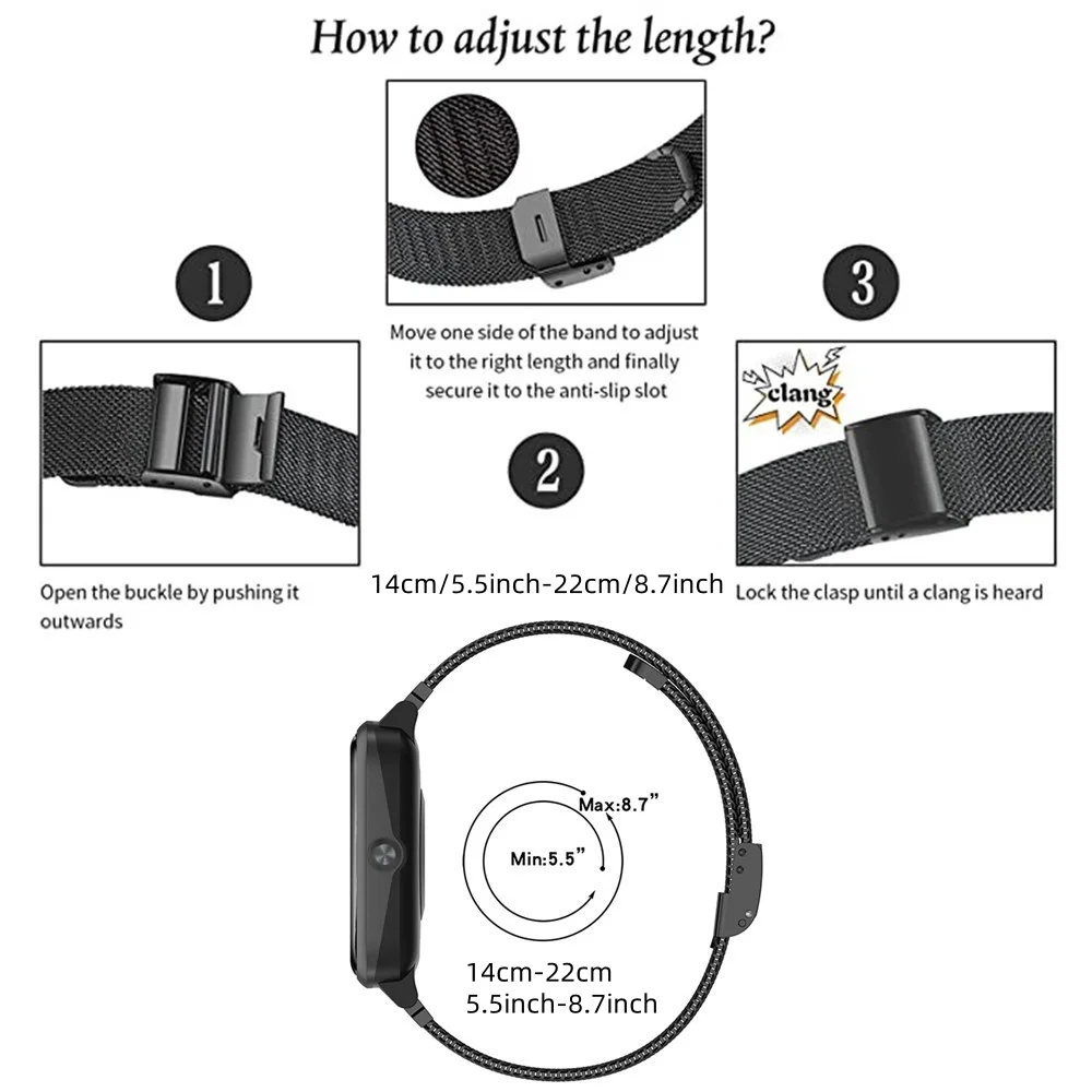 أربطة معدنية لساعة Honor Watch - مراجعة Stainless Mesh Band وسعره