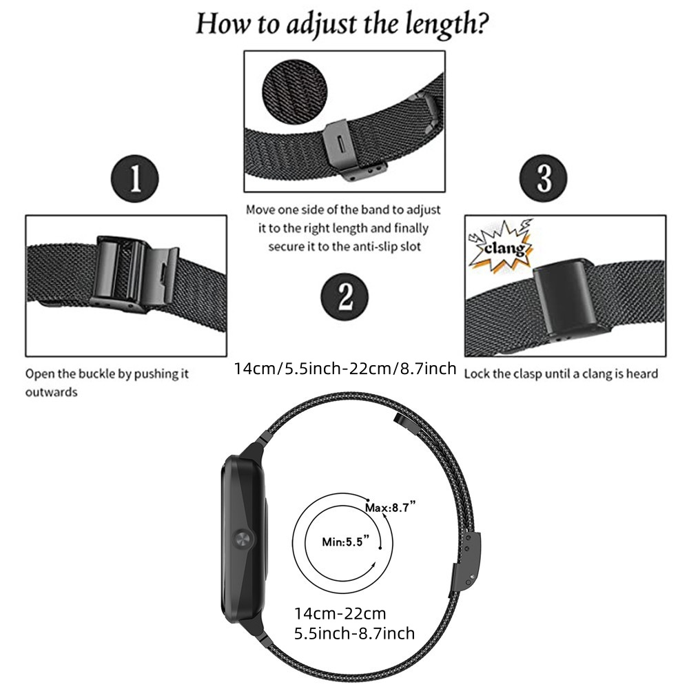 أربطة معدنية لساعة Honor Watch - مراجعة Stainless Mesh Band وسعره