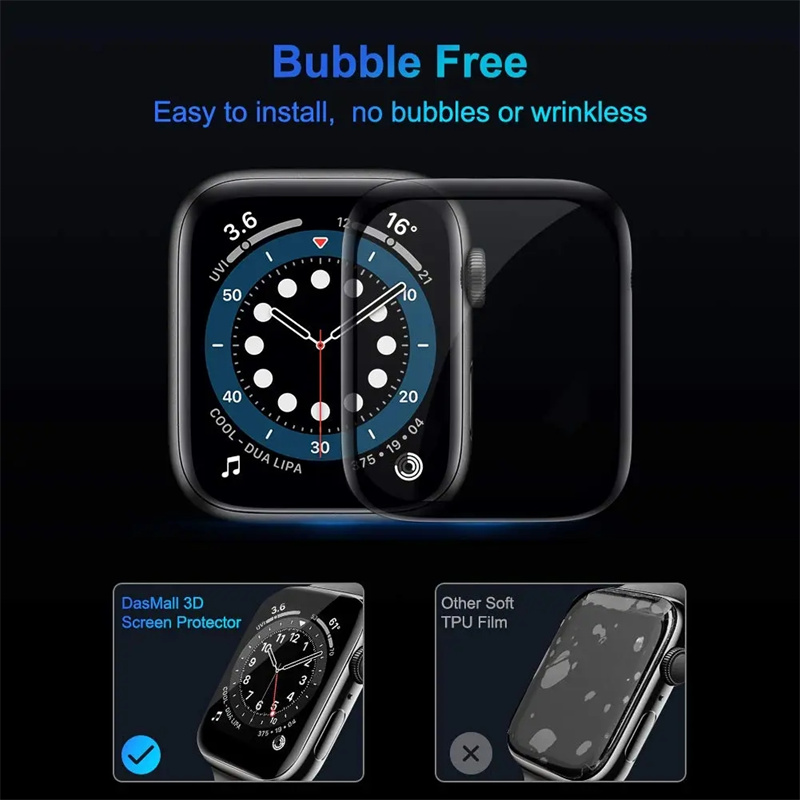 زجاج ناعم لساعة أبل واقي للشاش - مراجعة Smartwatch Case وسعره