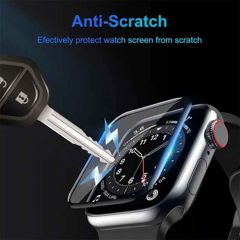 زجاج ناعم لساعة أبل واقي للشاش - مراجعة Smartwatch Case وسعره