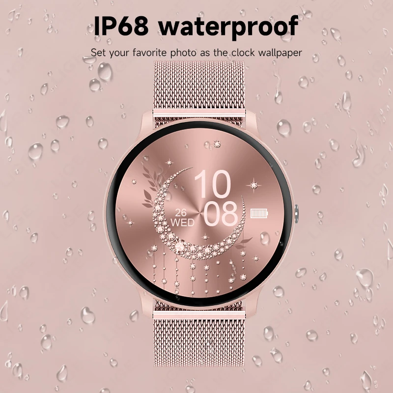 ساعة ذكية LIGE مع خاصية الاتصا - مراجعة Smartwatch Custom وسعره