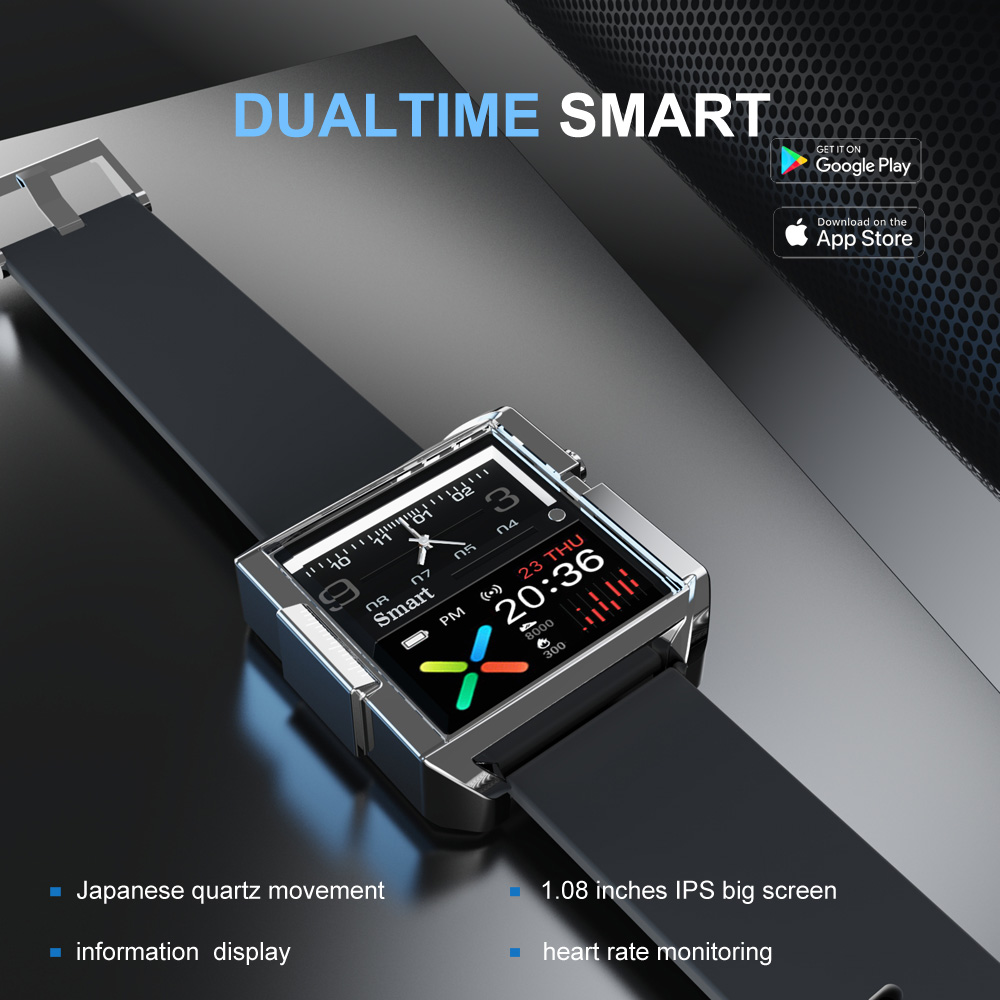 T9 الهجين Smartwatch معدل ضربا - مراجعة Smartwatch Custom وسعره