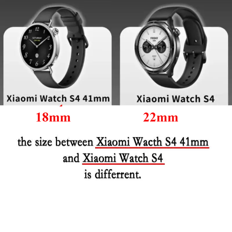 20 22 مللي متر 18 مللي متر جلد - مراجعة Xiaomi Smartwatch S4 Accessories وسعره