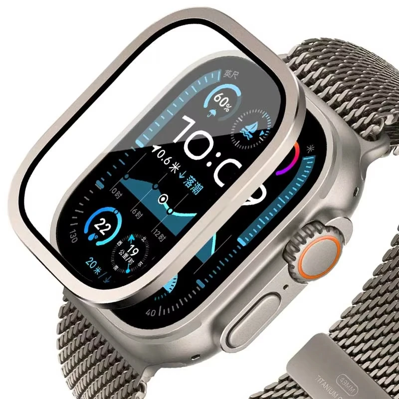 زجاج مقسى لساعة أبل الترا 49 م - مراجعة Smartwatch Case وسعره