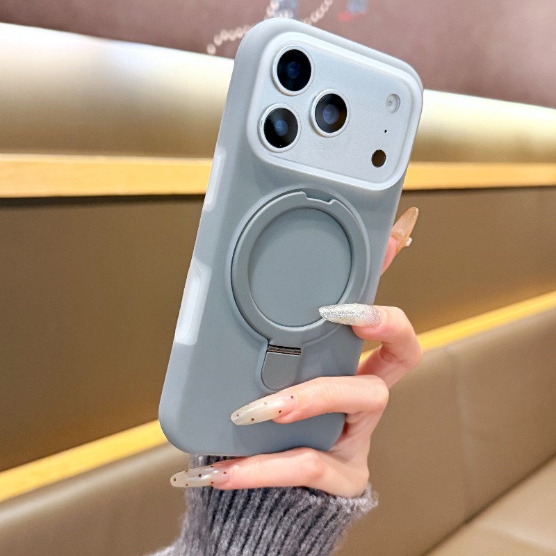 حامل حلقي معدني فاخر وملون بتص - مراجعة Magnetic Charging Stand وسعره