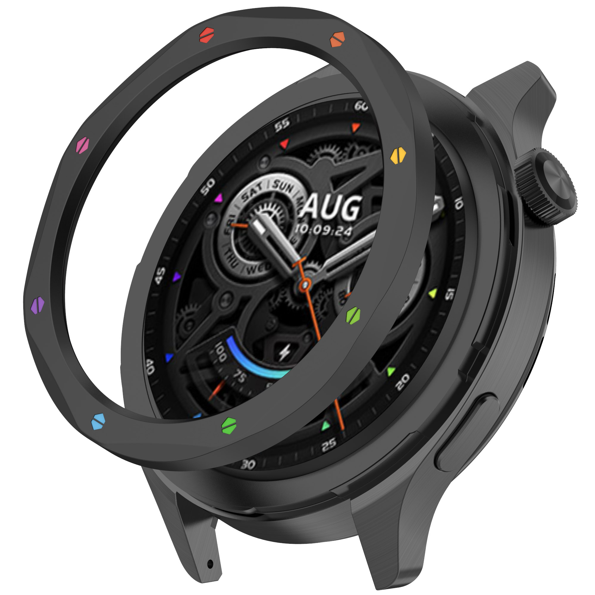 حافظة حلقية معدنية لساعة Xiaom - مراجعة Xiaomi Smartwatch Accessories وسعره