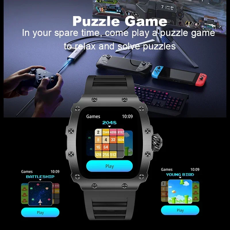 الاتجاه الجديد ساعة ذكية 1.76  - مراجعة Smartwatch Custom وسعره