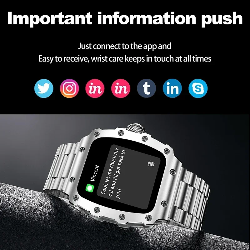 الاتجاه الجديد ساعة ذكية 1.76  - مراجعة Smartwatch Custom وسعره