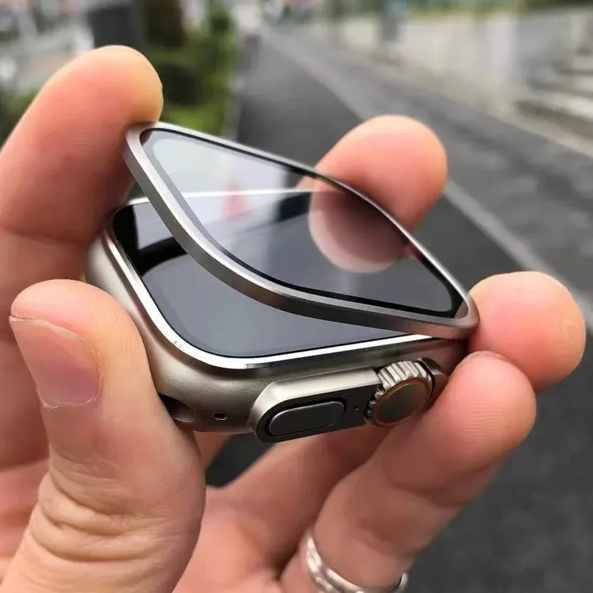 زجاج مقسى لساعة أبل ألترا 49 م - مراجعة Smartwatch Case وسعره